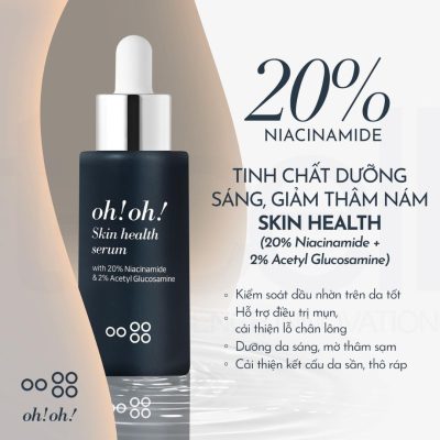 Serum Dưỡng Sáng Và Giảm Thâm Nám Oh!Oh! 20% Niacinamide - Miza Skin