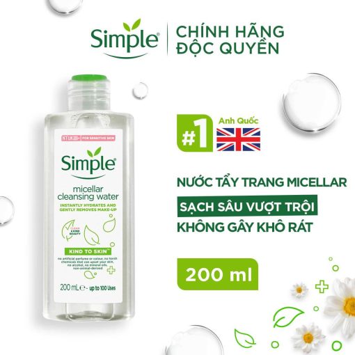 Tẩy trang Simple - Miza Skin